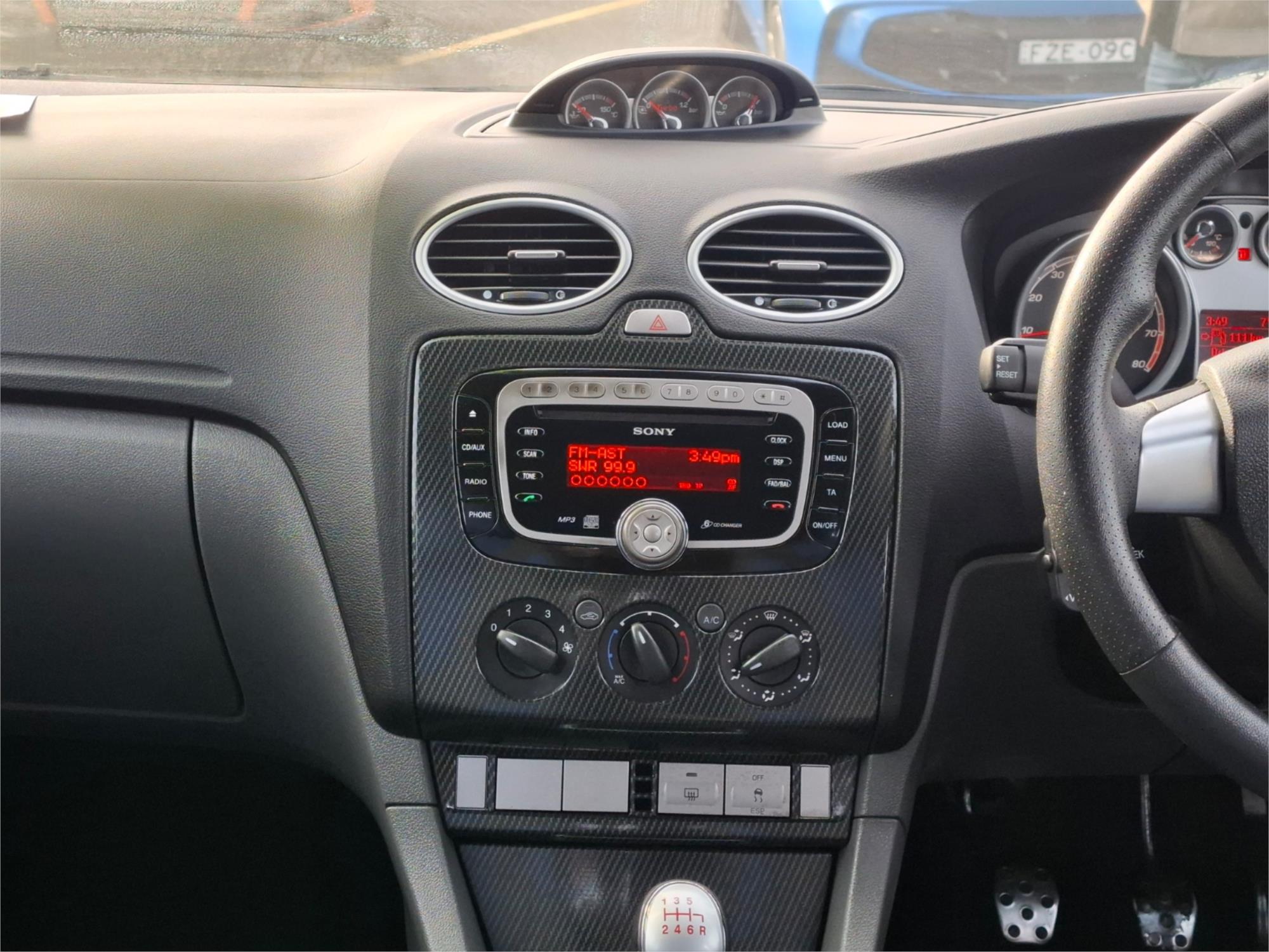 2010 FORD FOCUS LV XR5 TURBO 6 SP MANUAL 5D HATCHBACK