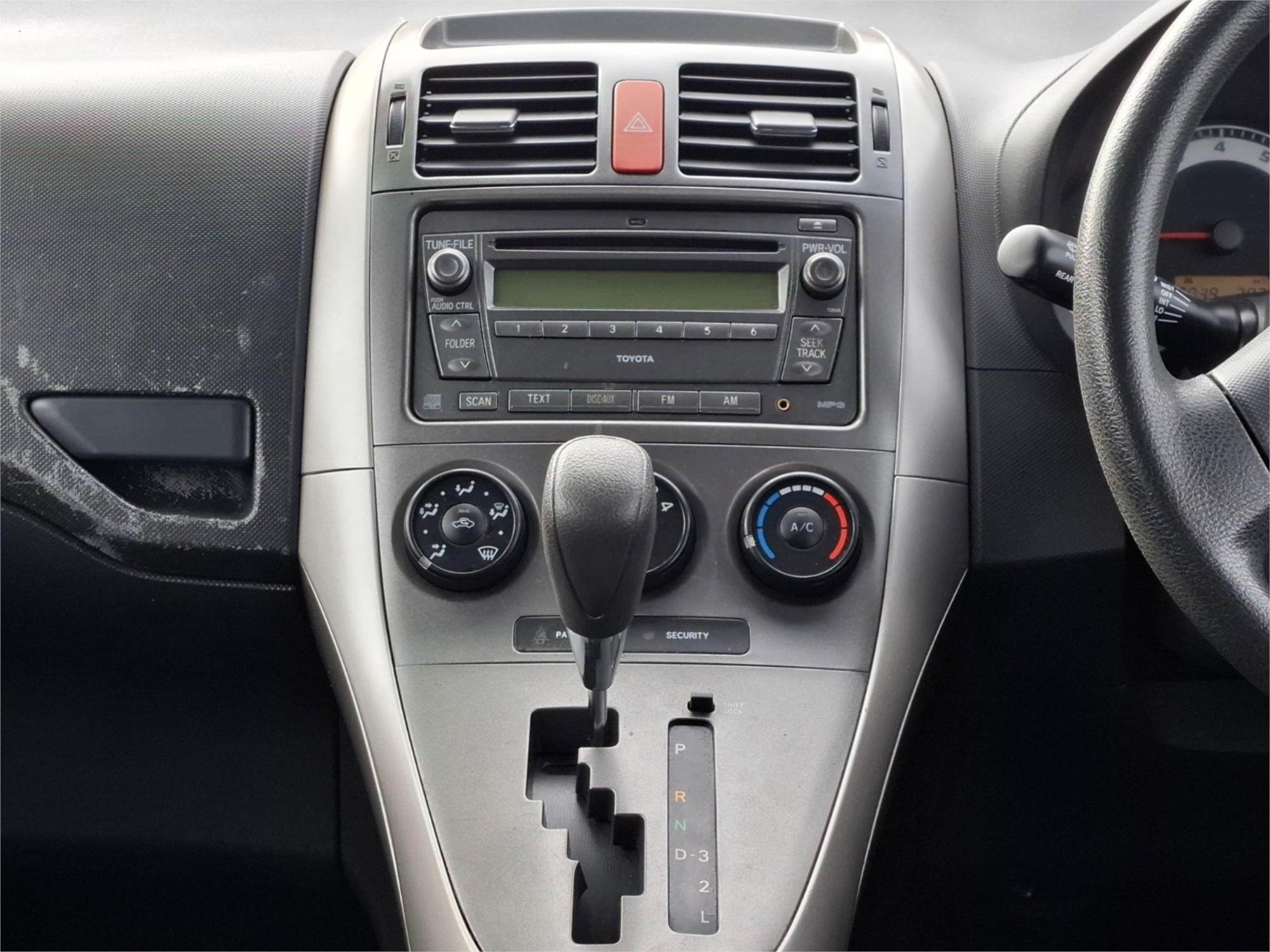 2007 TOYOTA COROLLA ZRE152R ASCENT 4 SP AUTOMATIC 5D HATCHBACK