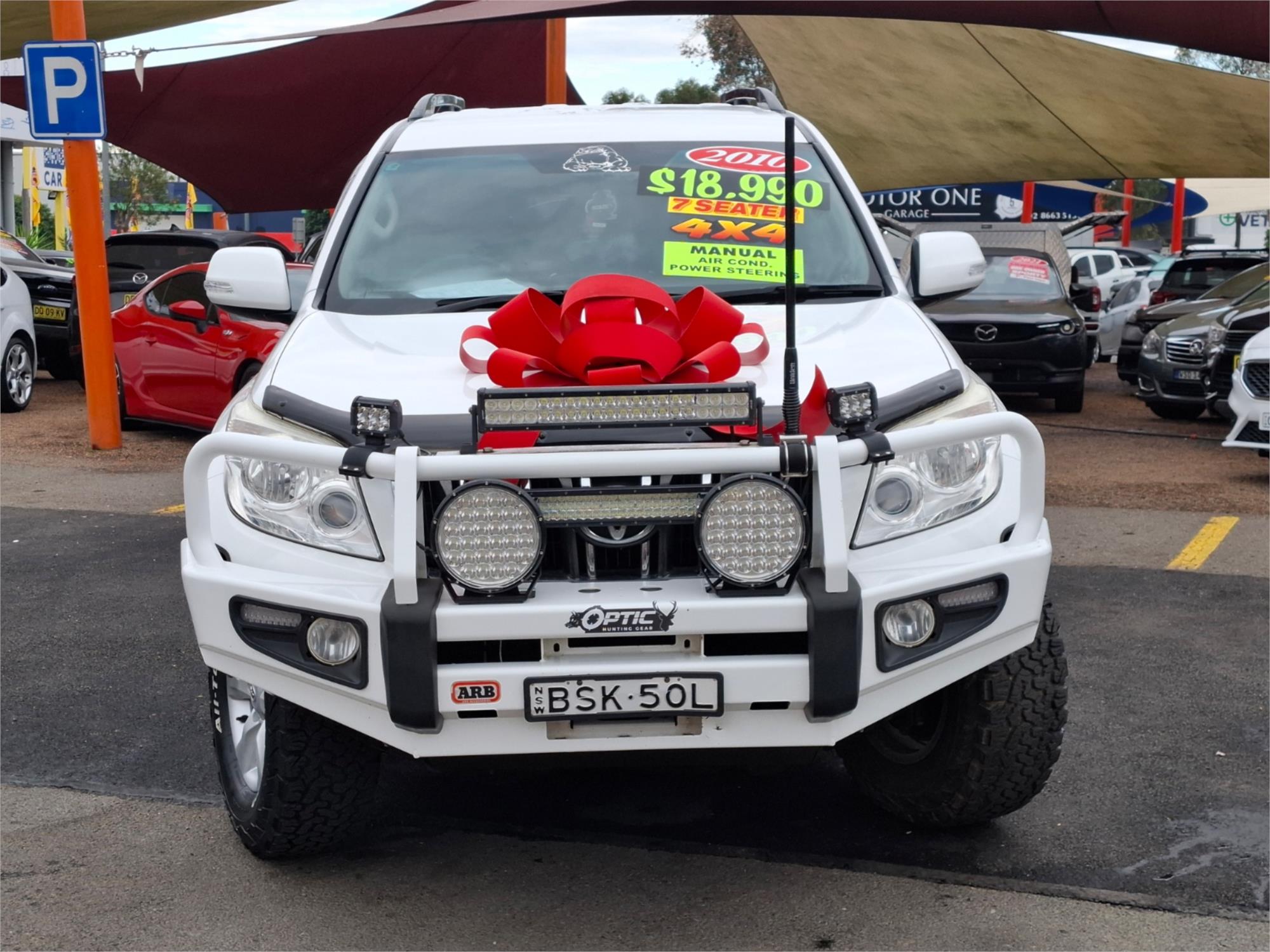 2010 TOYOTA LANDCRUISER KDJ150R PRADO GXL (4x4) 6 SP MANUAL 4D WAGON