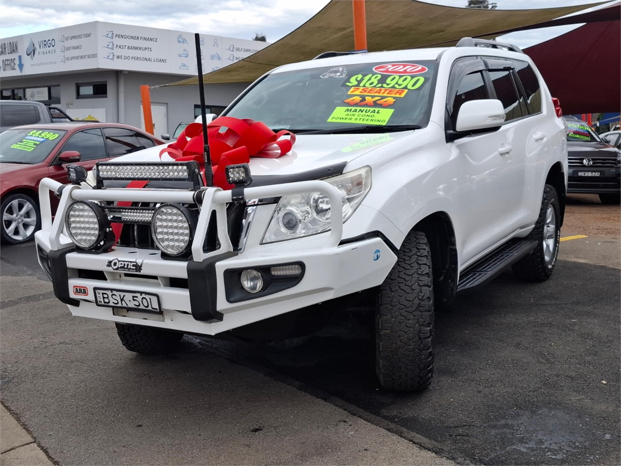 2010 TOYOTA LANDCRUISER KDJ150R PRADO GXL (4x4) 6 SP MANUAL 4D WAGON