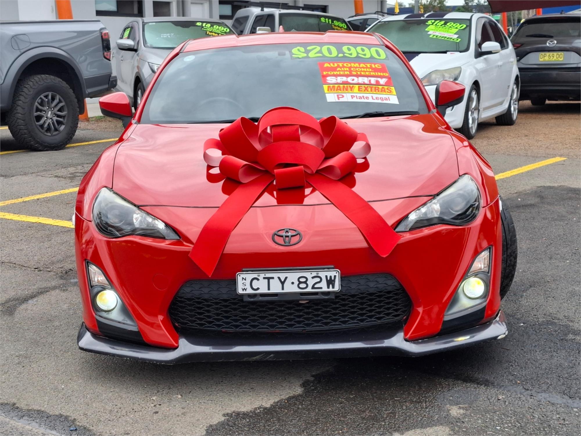 2014 TOYOTA 86 ZN6 MY14 GT 6 SP AUTO SEQUENTIAL 2D COUPE