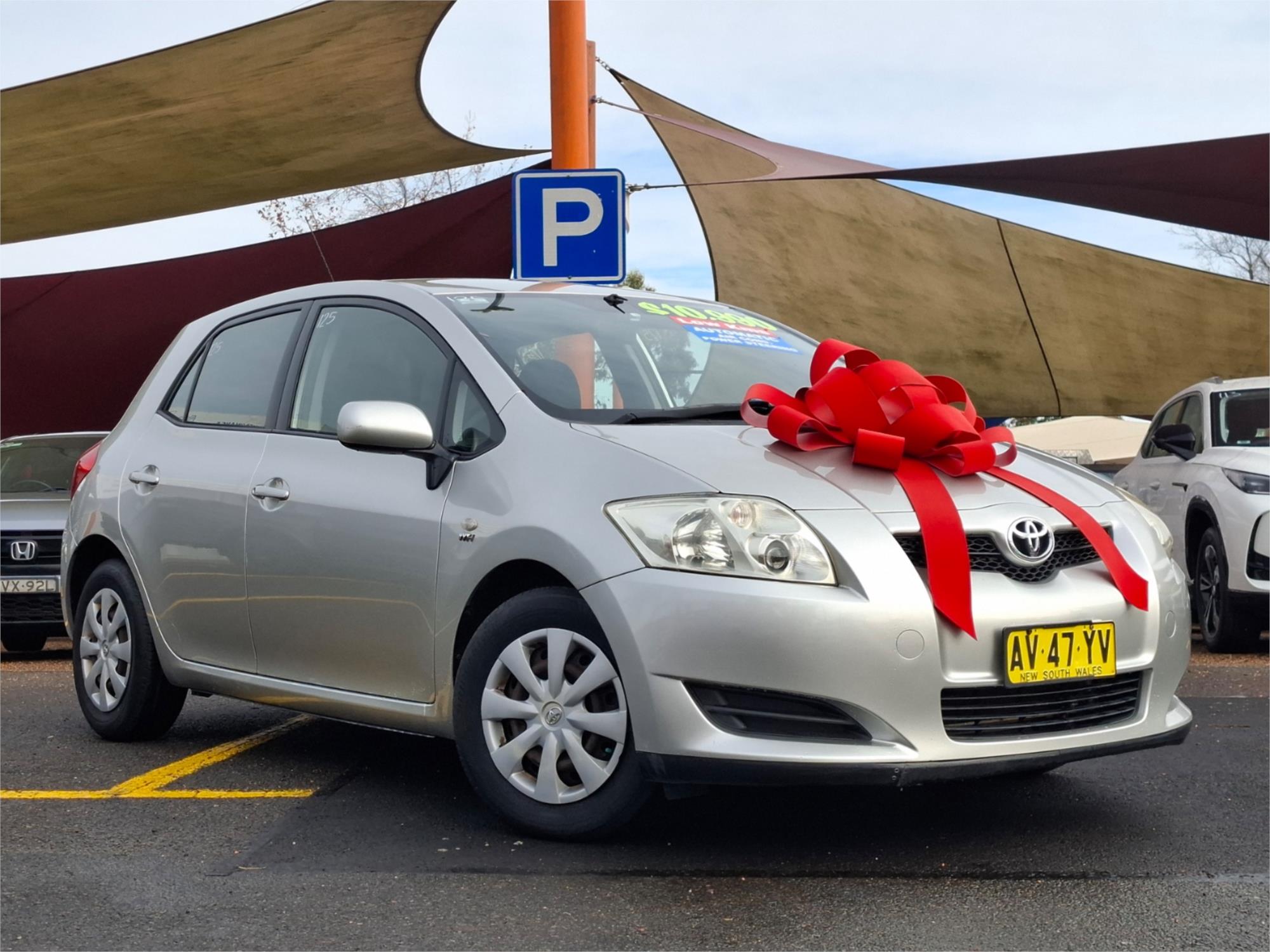 2008 TOYOTA COROLLA ZRE152R ASCENT 4 SP AUTOMATIC 5D HATCHBACK
