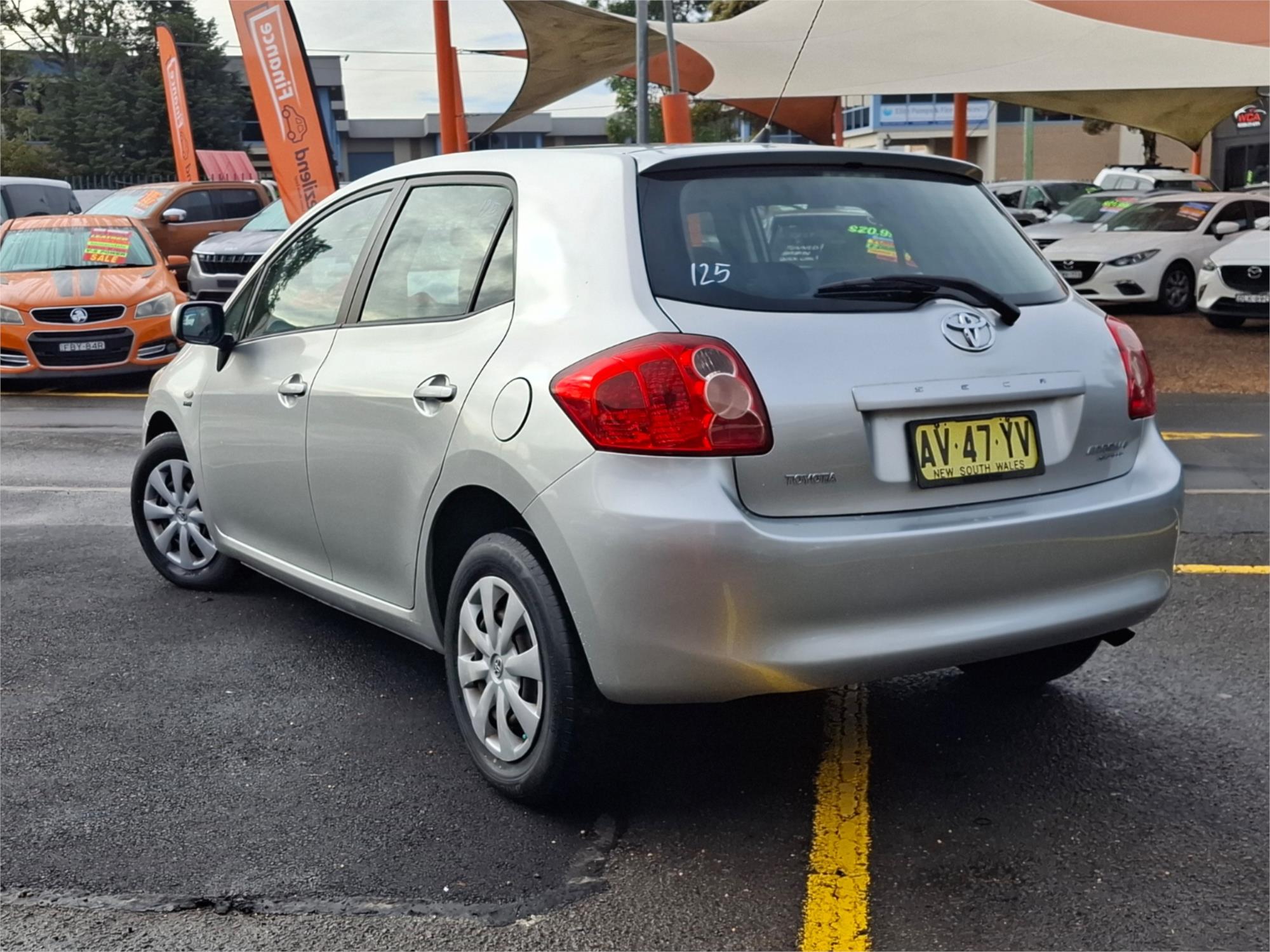 2008 TOYOTA COROLLA ZRE152R ASCENT 4 SP AUTOMATIC 5D HATCHBACK