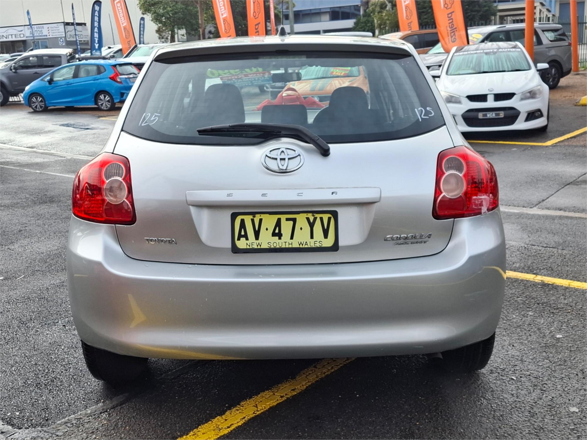 2008 TOYOTA COROLLA ZRE152R ASCENT 4 SP AUTOMATIC 5D HATCHBACK