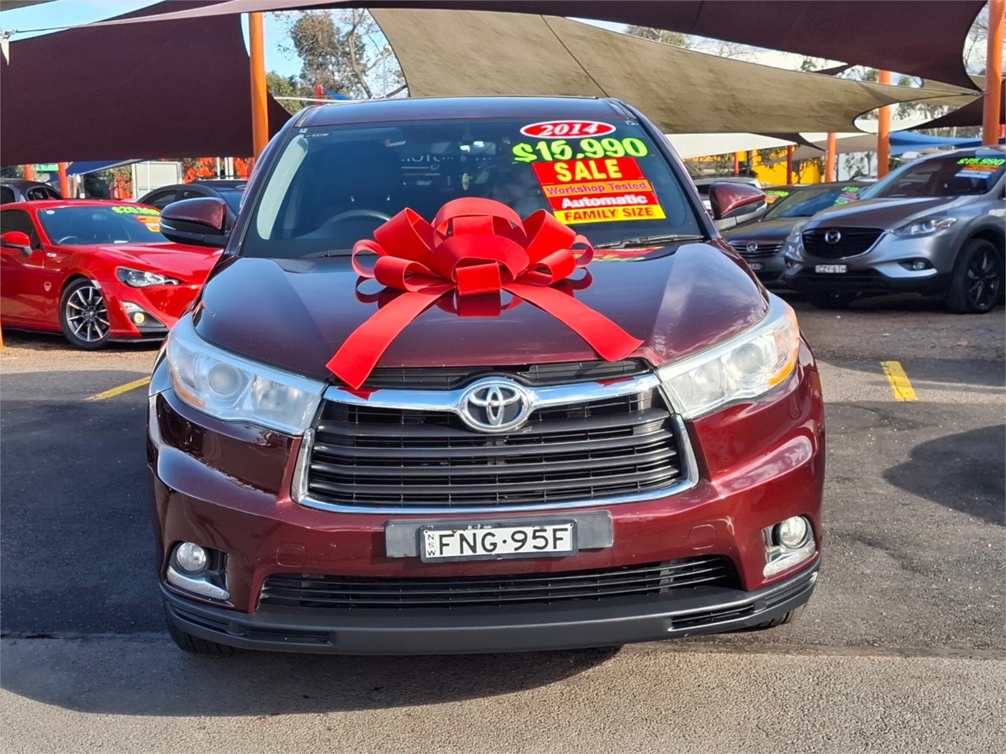 2014 TOYOTA KLUGER GSU50R GXL (4x2) 6 SP AUTOMATIC 4D WAGON
