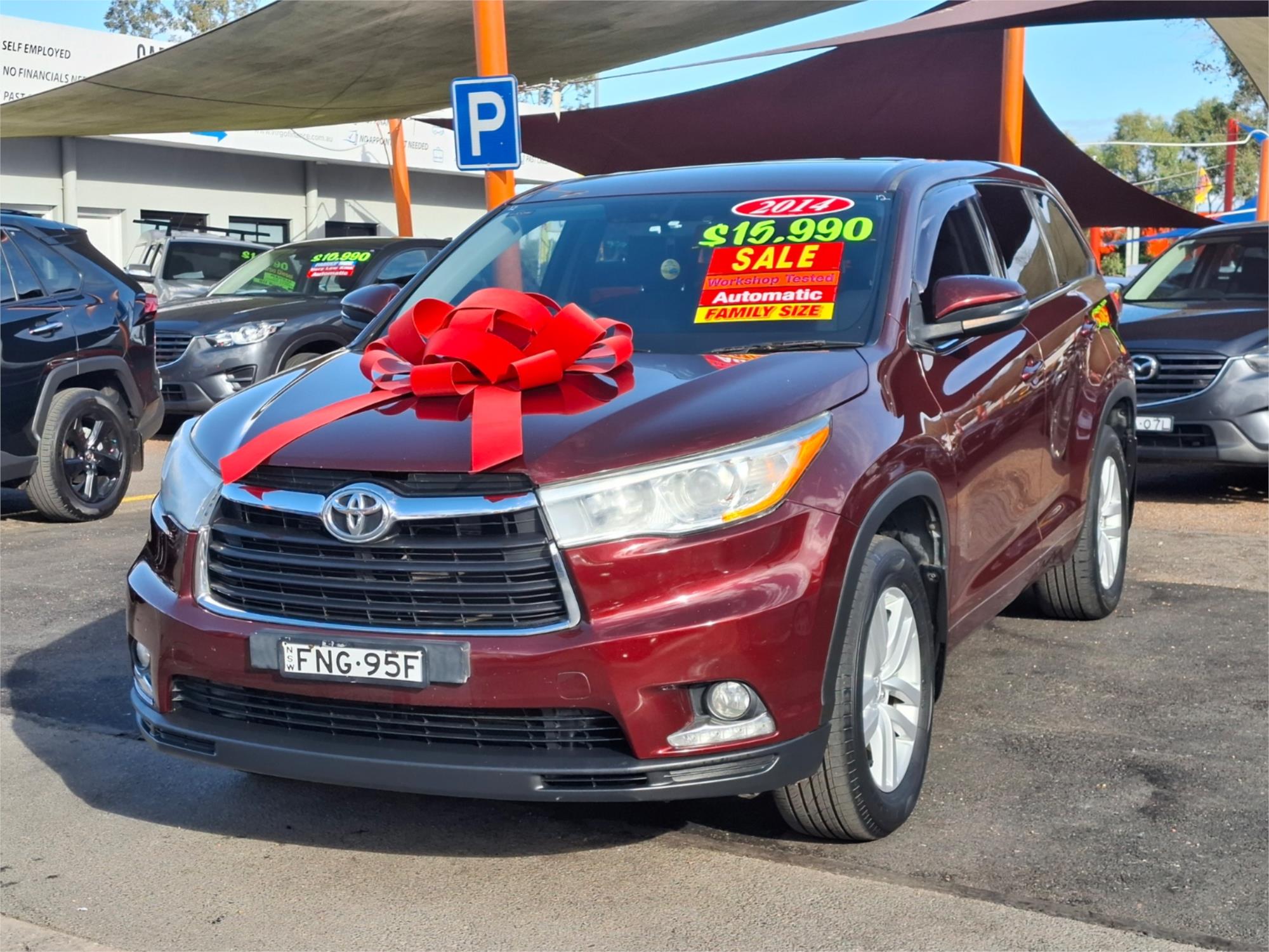 2014 TOYOTA KLUGER GSU50R GXL (4x2) 6 SP AUTOMATIC 4D WAGON