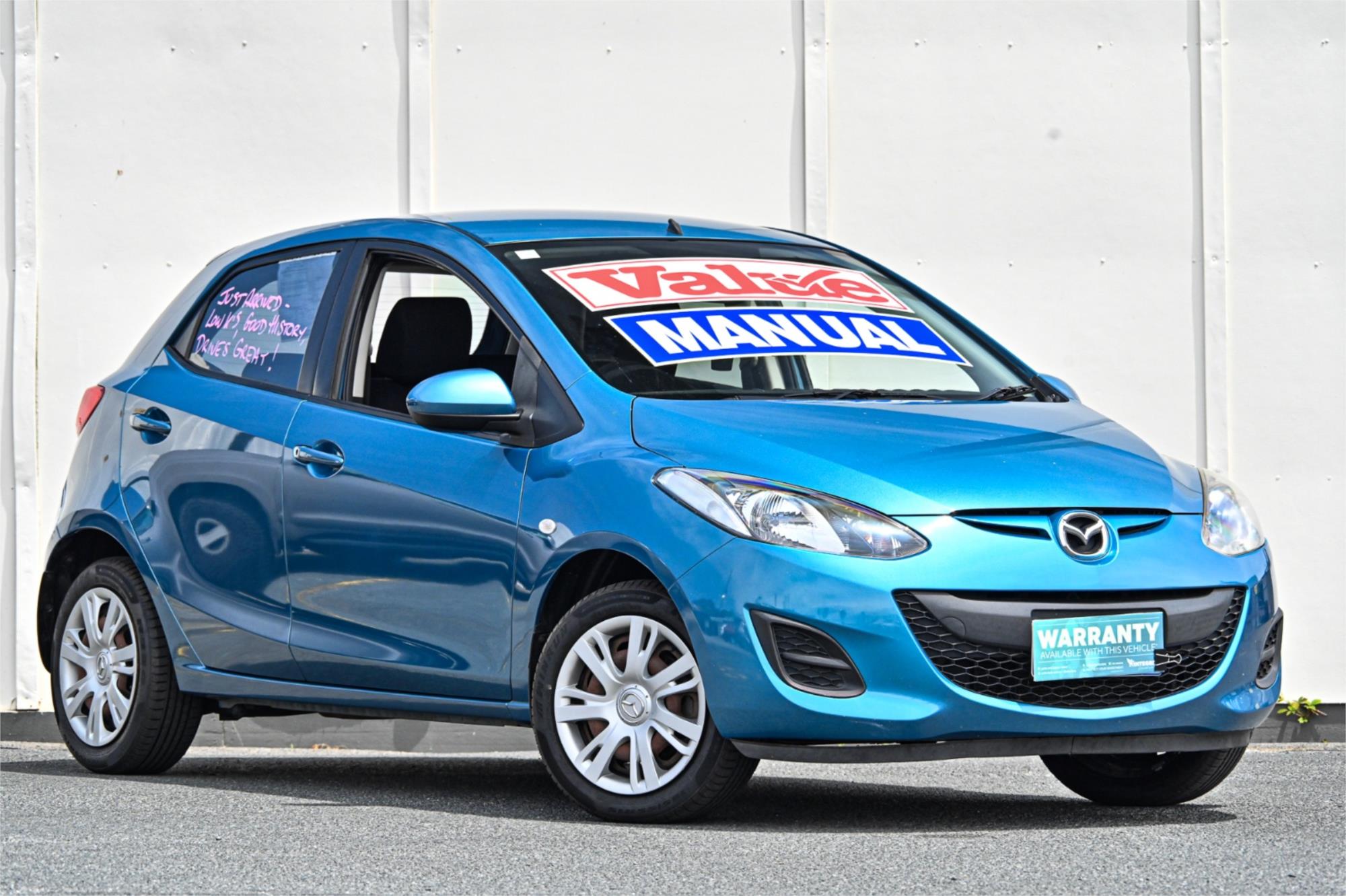 2012 MAZDA MAZDA2 DE MY12 NEO 5 SP MANUAL 5D HATCHBACK