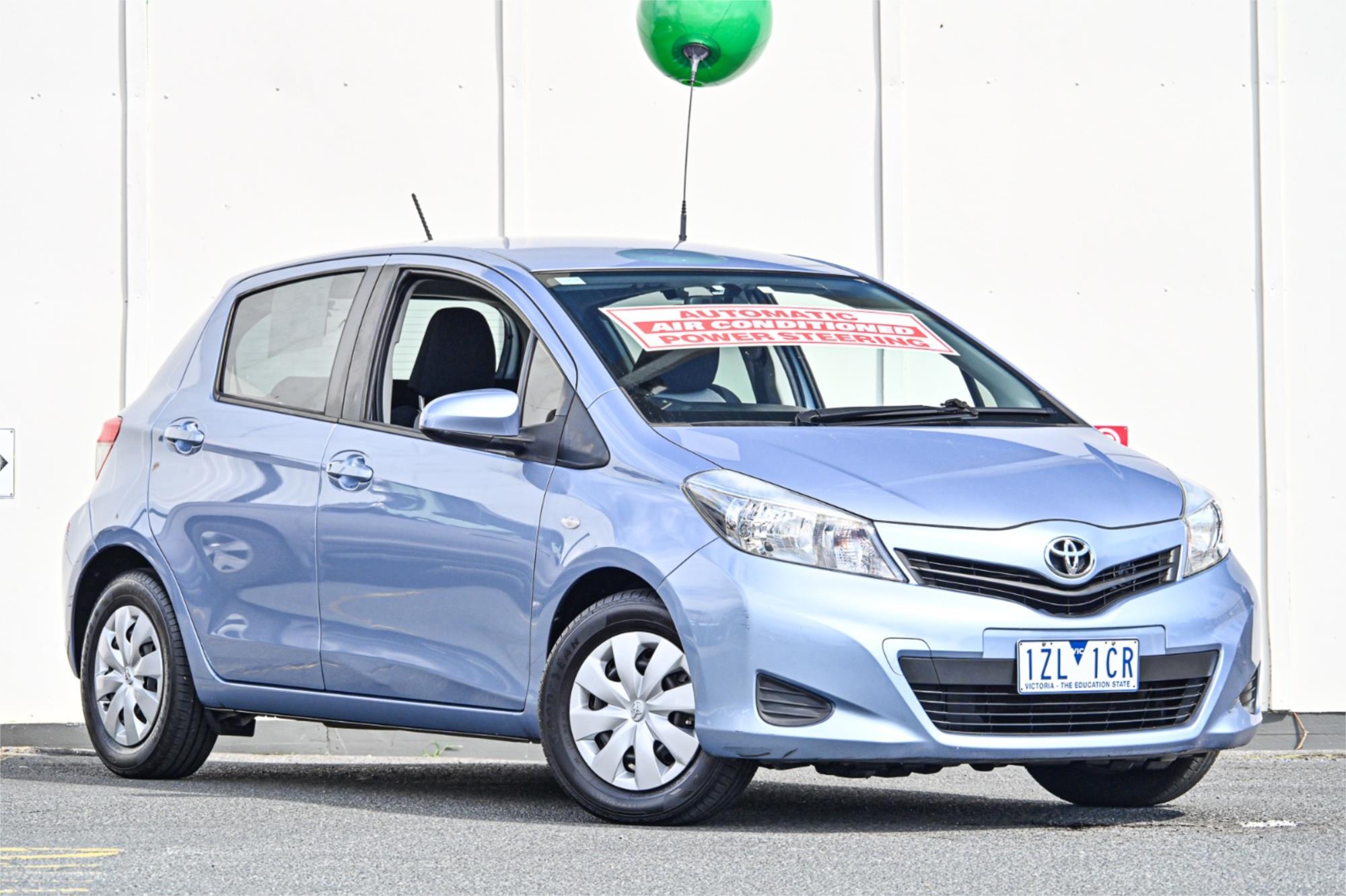 2012 TOYOTA YARIS NCP130R YR 4 SP AUTOMATIC 5D HATCHBACK