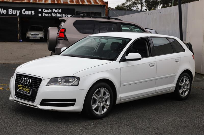 2012 AUDI A3 8P MY12 SPORTBACK 1.6 TDI ATTRACTION 7 SP AUTOMATIC 5D HATCHBACK