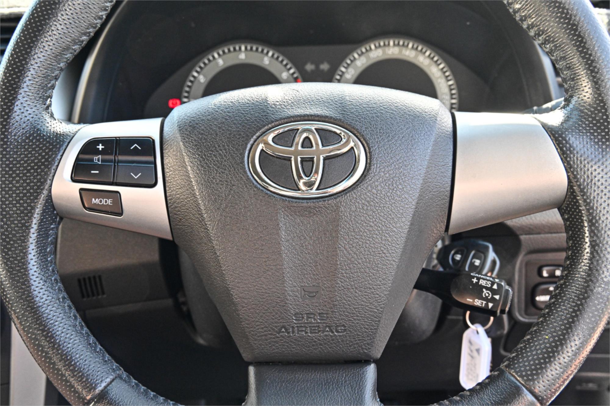 2012 TOYOTA COROLLA ZRE152R MY11 ASCENT 6 SP MANUAL 4D SEDAN