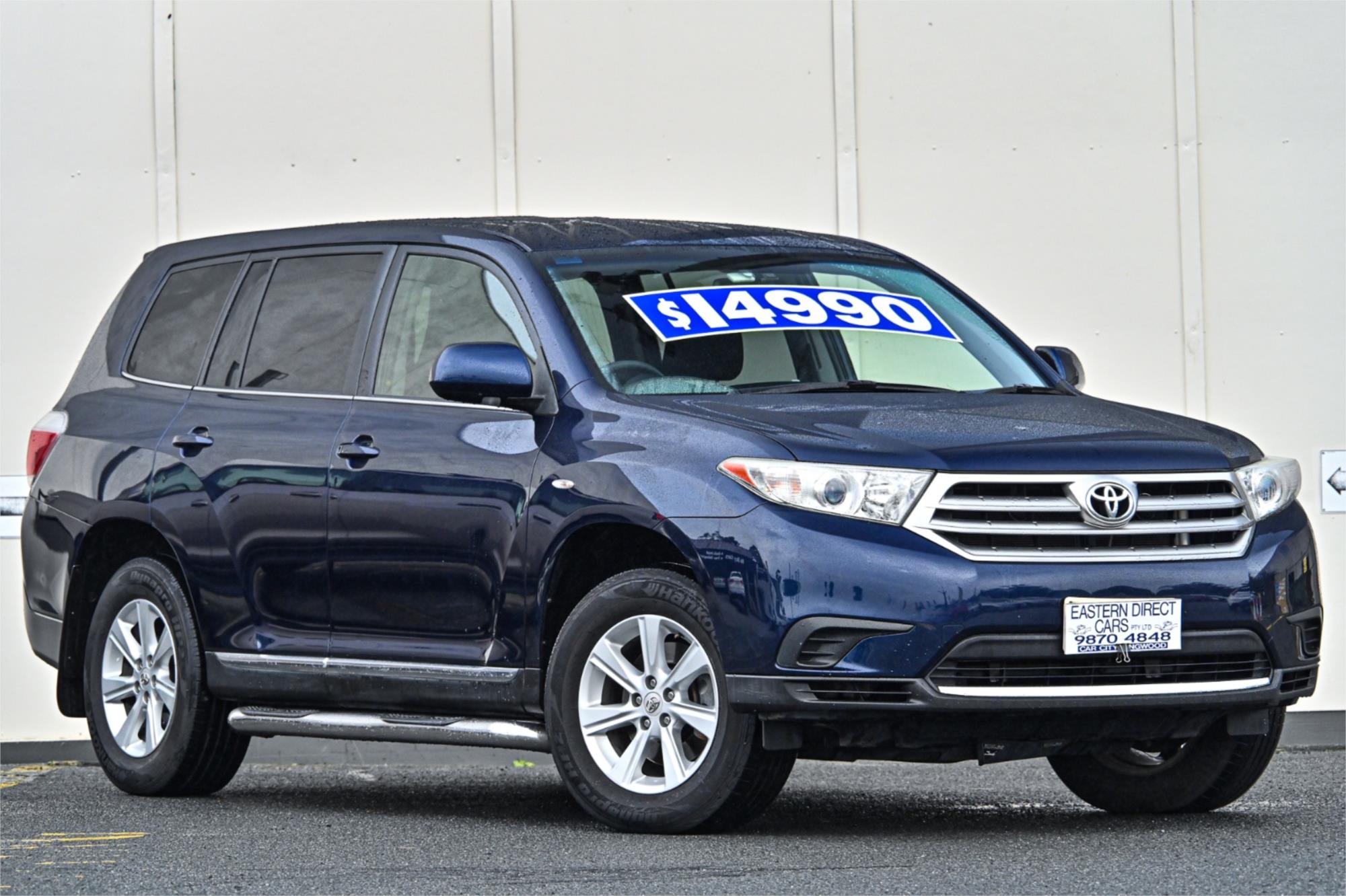 2013 TOYOTA KLUGER GSU40R MY11 UPGRADE KX-R (FWD) 7 SEAT 5 SP AUTOMATIC 4D WAGON