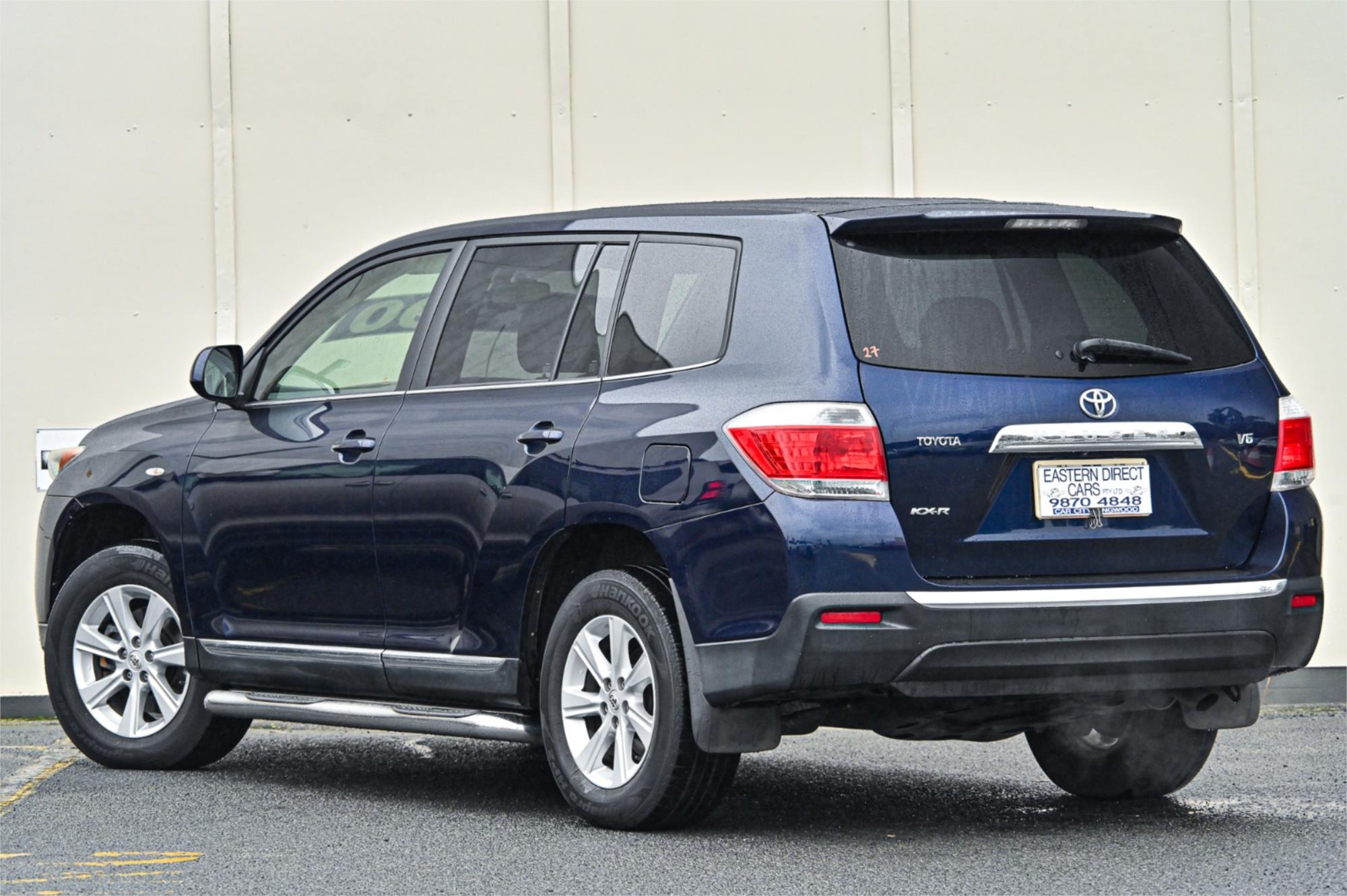 2013 TOYOTA KLUGER GSU40R MY11 UPGRADE KX-R (FWD) 7 SEAT 5 SP AUTOMATIC 4D WAGON