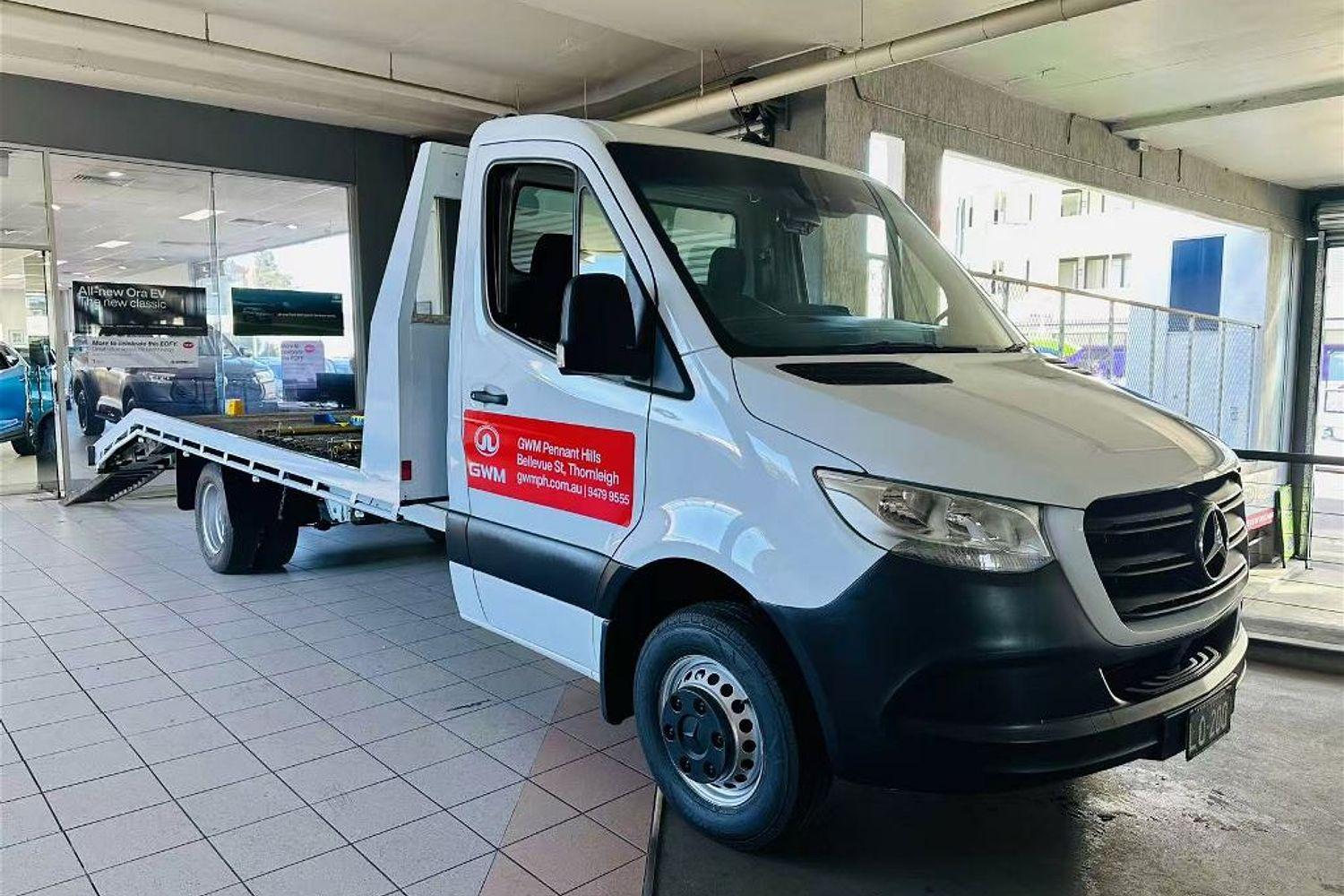 2019 MERCEDES-BENZ SPRINTER 907 516CDI VS30 LWB RWD 4.49T 7 SP AUTOMATIC G-TRONIC C/CHAS