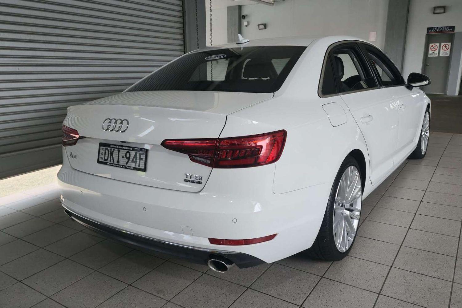 2016 AUDI A4 F4 (B9) 2.0 TFSI S TRONIC SPORT 7 SP AUTO DUAL CLUTCH 4D SEDAN
