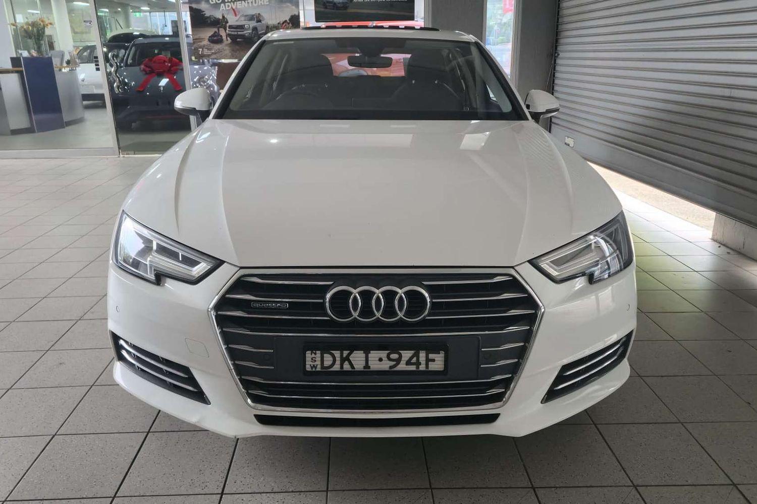 2016 AUDI A4 F4 (B9) 2.0 TFSI S TRONIC SPORT 7 SP AUTO DUAL CLUTCH 4D SEDAN