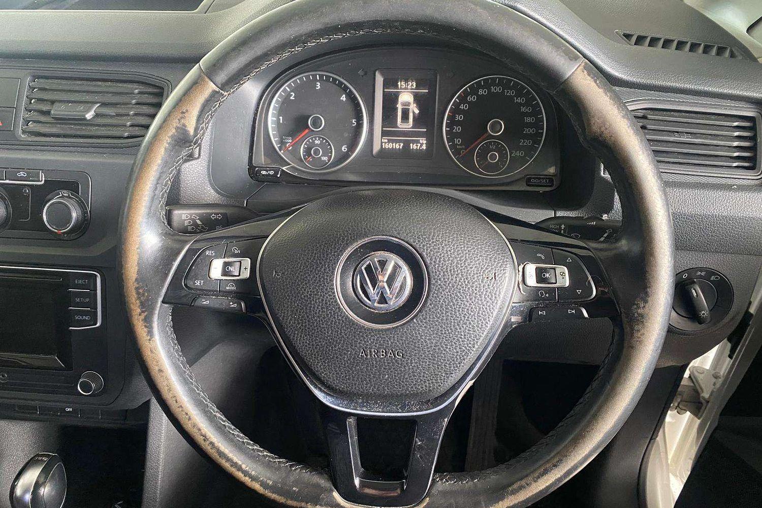 2018 VOLKSWAGEN CADDY 2K MY18 SWB TDI250 6 SP AUTO DIRECT SHIFT 3D VAN