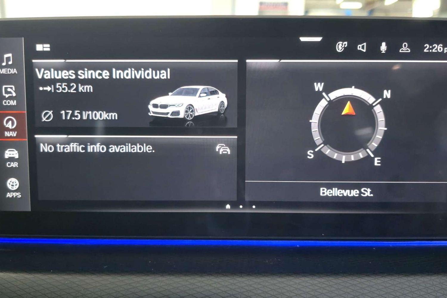 2022 BMW 5 G30 30d M SPORT LCI 8 SP AUTO STEPTRONIC SPRT 4D SEDAN