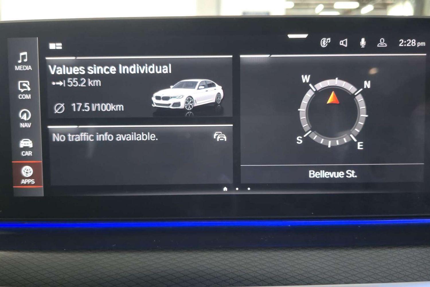 2022 BMW 5 G30 30d M SPORT LCI 8 SP AUTO STEPTRONIC SPRT 4D SEDAN