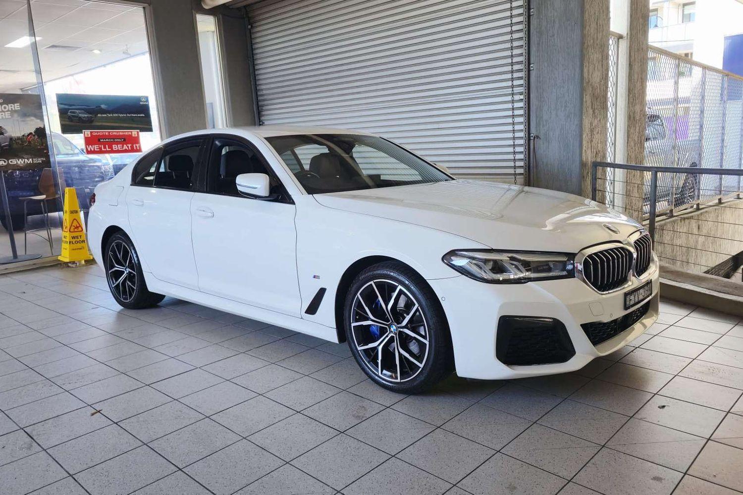 2022 BMW 5 G30 30d M SPORT LCI 8 SP AUTO STEPTRONIC SPRT 4D SEDAN