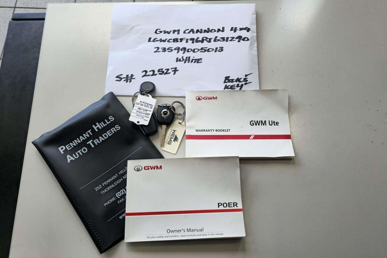2023 GWM UTE CANNON (4x4) 8 SP AUTOMATIC DUAL CAB UTILITY