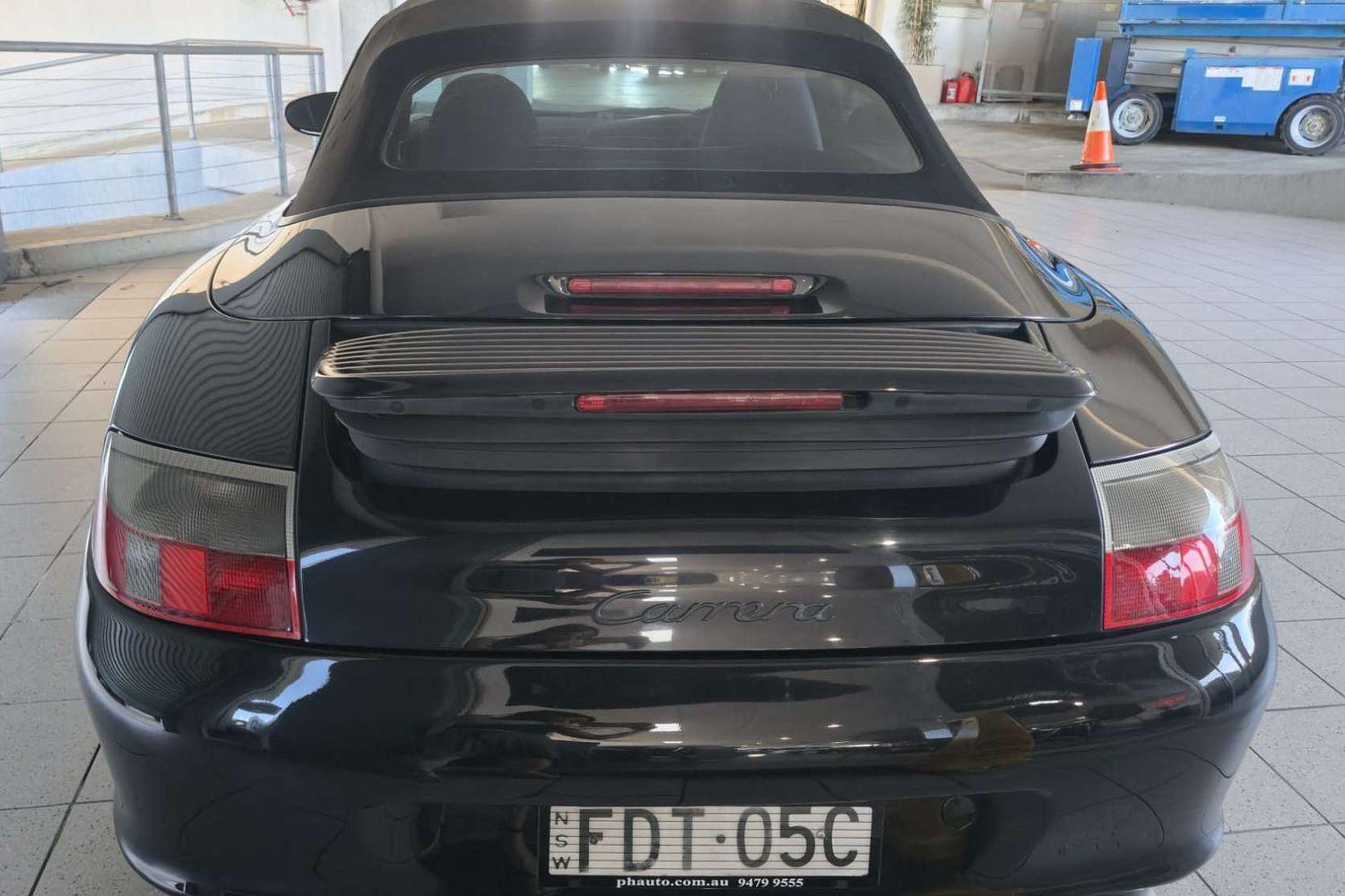 2002 PORSCHE 911 996 CARRERA 5 SP AUTOMATIC TIPTRONIC 2D CABRIOLET