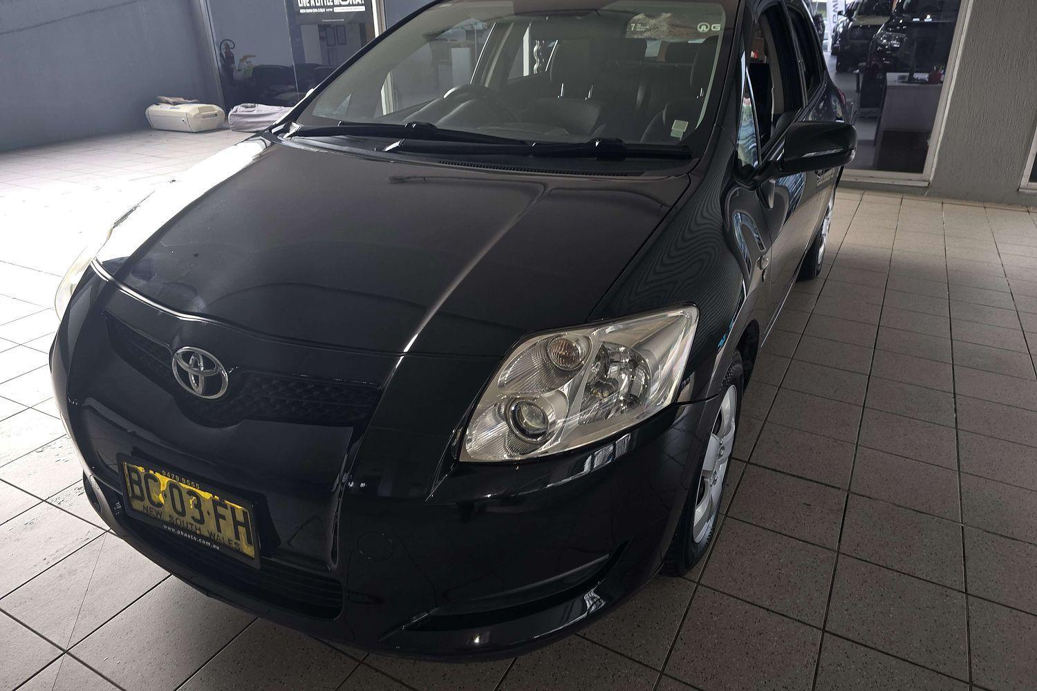 2009 TOYOTA COROLLA ZRE152R ASCENT 4 SP AUTOMATIC 5D HATCHBACK