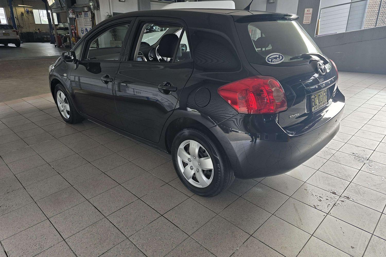 2009 TOYOTA COROLLA ZRE152R ASCENT 4 SP AUTOMATIC 5D HATCHBACK