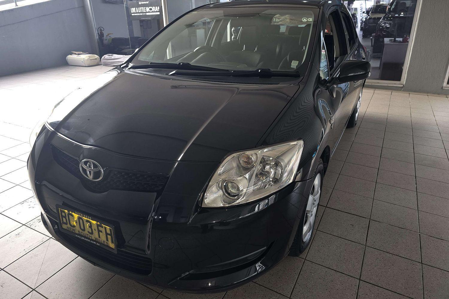 2009 TOYOTA COROLLA ZRE152R ASCENT 4 SP AUTOMATIC 5D HATCHBACK