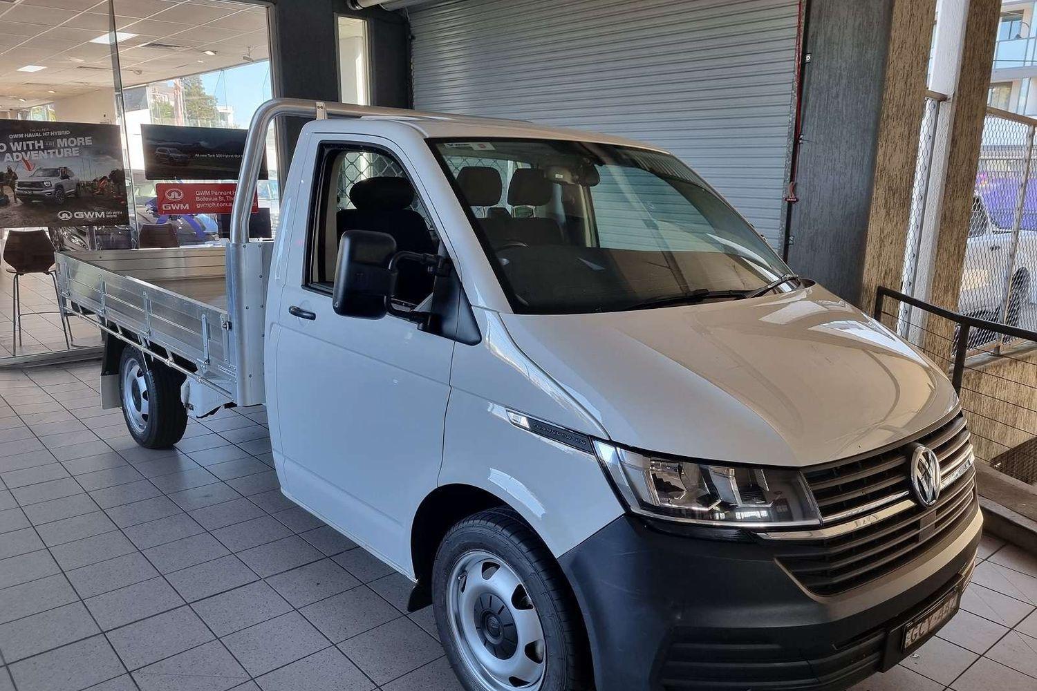 2021 VOLKSWAGEN TRANSPORTER T6.1 MY21 TDI450 LWB 4MOTION 7 SP AUTO DIRECT SHIFT SINGLE CAB TRAY
