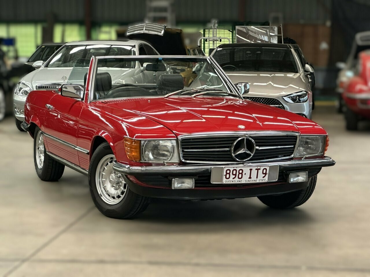 1980 MERCEDES-BENZ 500 W107 SL 4 SP AUTOMATIC CONVERTIBLE