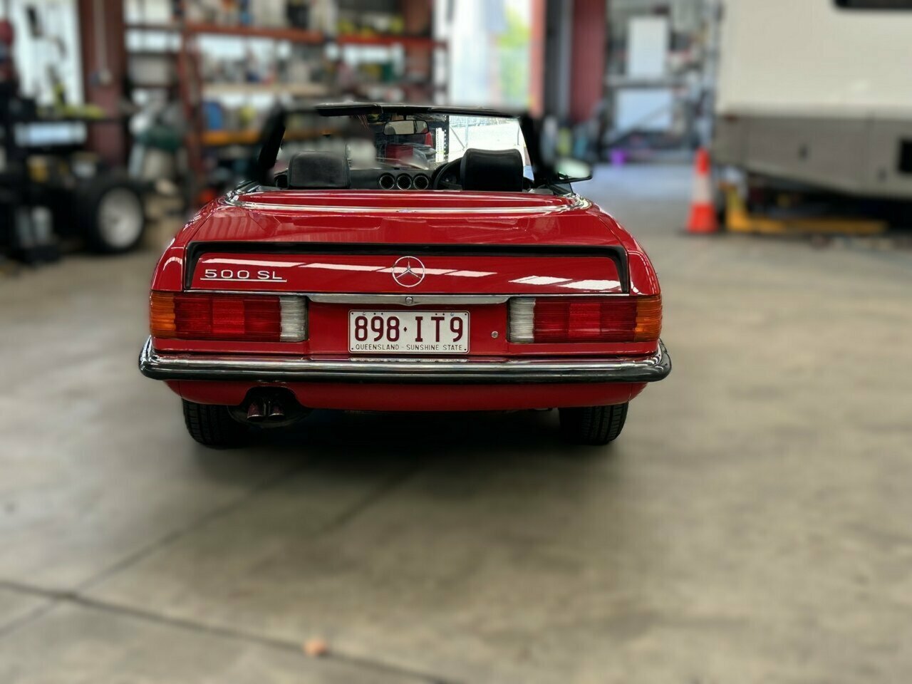 1980 MERCEDES-BENZ 500 W107 SL 4 SP AUTOMATIC CONVERTIBLE