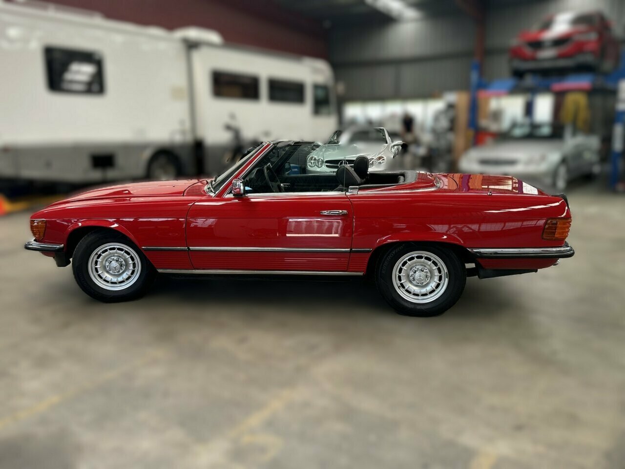 1980 MERCEDES-BENZ 500 W107 SL 4 SP AUTOMATIC CONVERTIBLE
