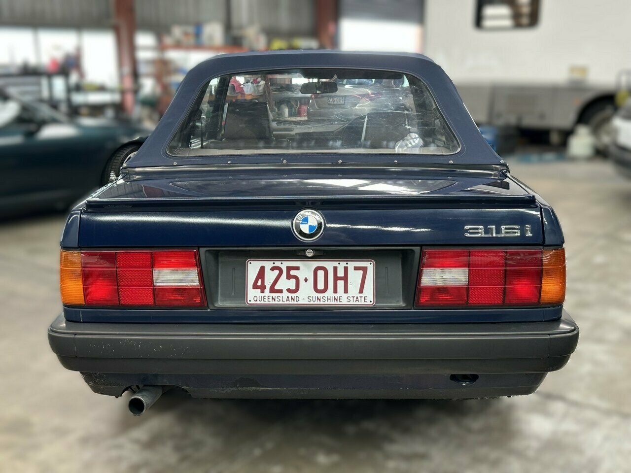1987 BMW 3 18i 4 SP AUTOMATIC 2D CABRIOLET