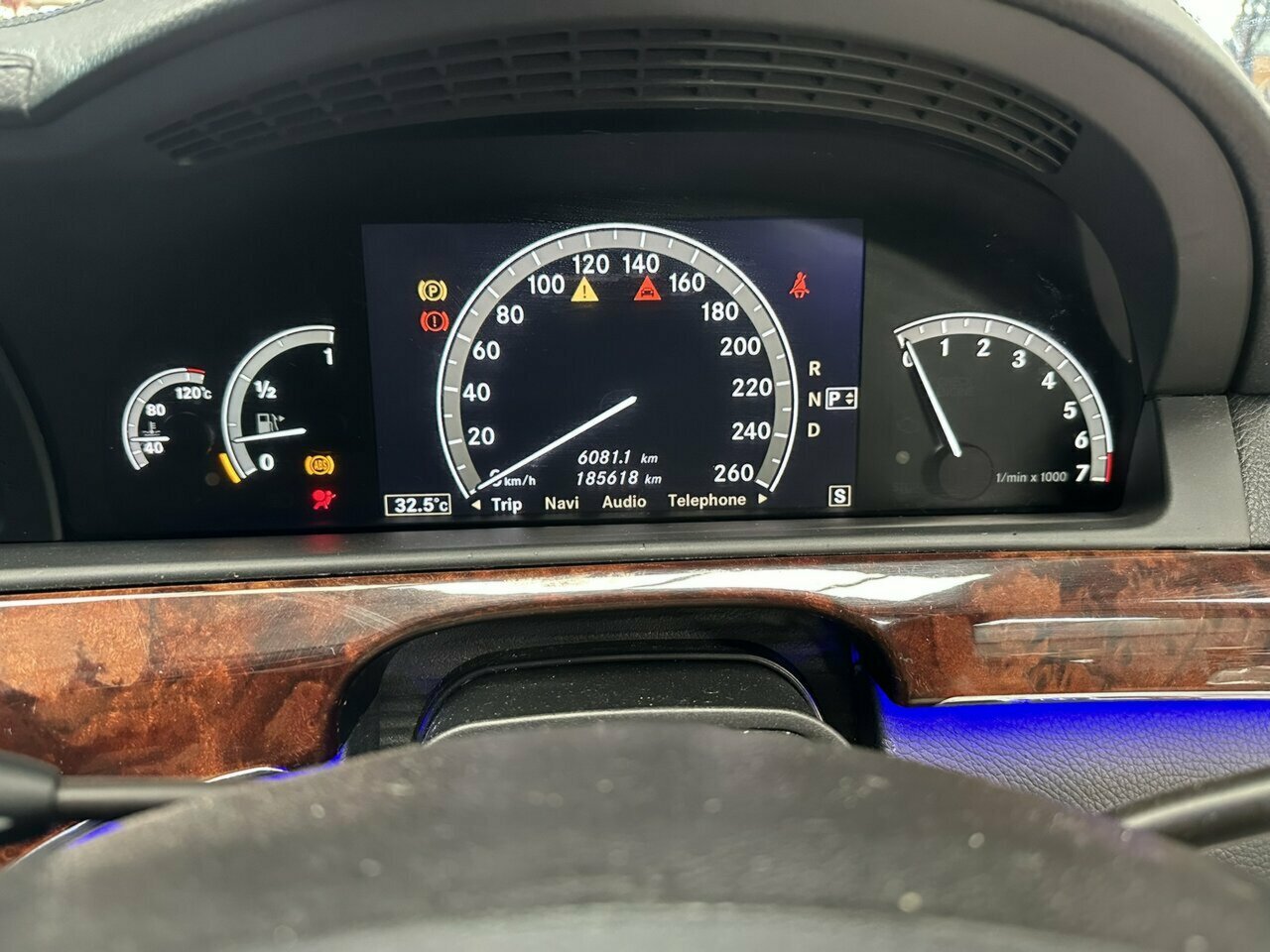 2006 MERCEDES-BENZ S350 221 7 SP AUTOMATIC G-TRONIC 4D SEDAN