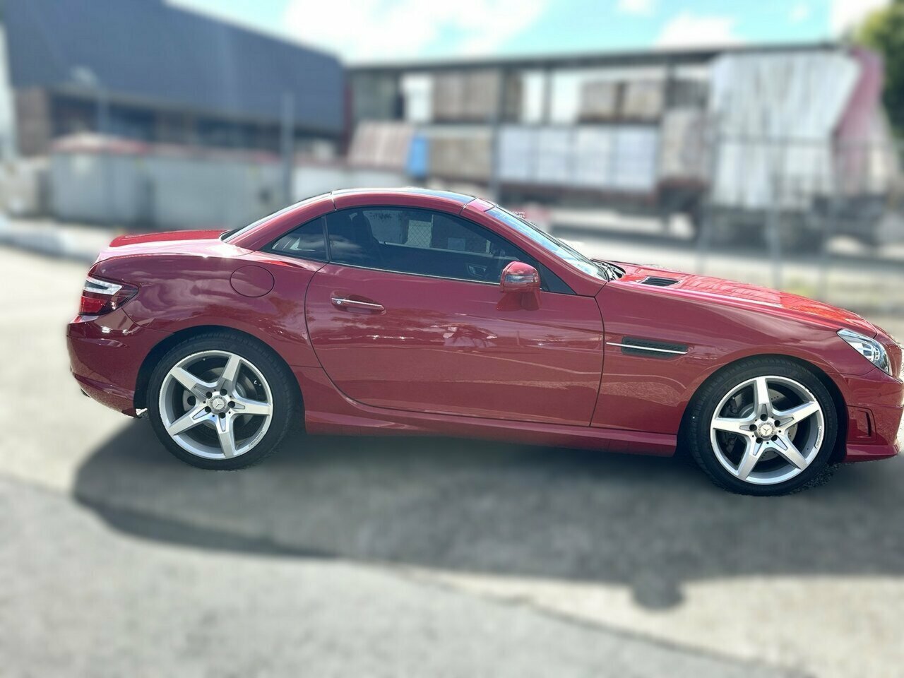 2016 MERCEDES-BENZ SLK R172 MY16 200 9 SP AUTOMATIC 2D CONVERTIBLE
