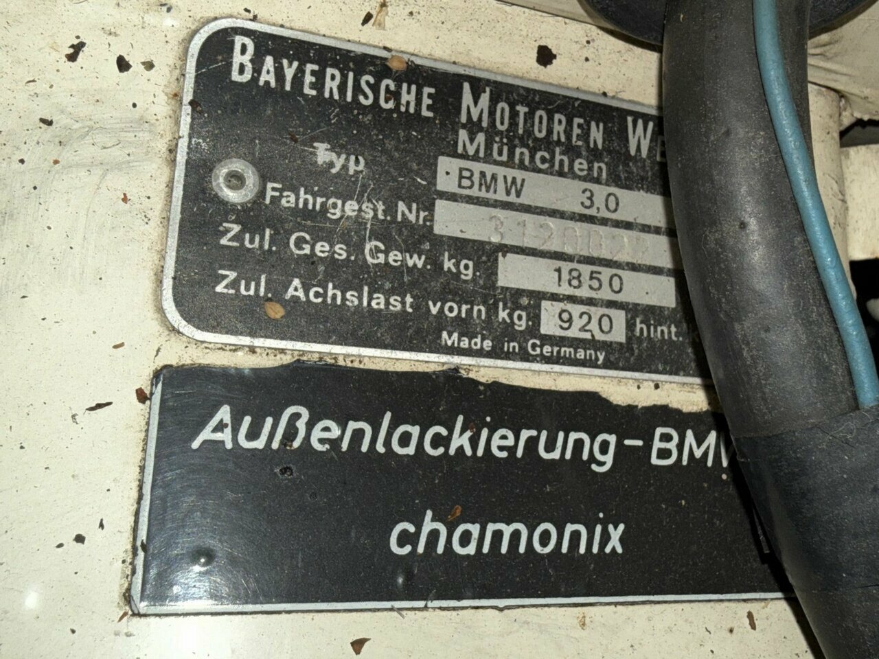 1971 BMW 3.0 S 4 SP MANUAL 4D SEDAN