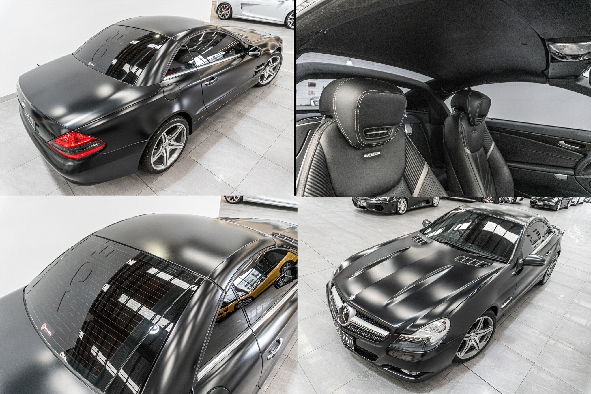 2010 MERCEDES-BENZ SL350 R230 NIGHT EDITION 7 SP AUTOMATIC G-TRONIC 2D CONVERTIBLE
