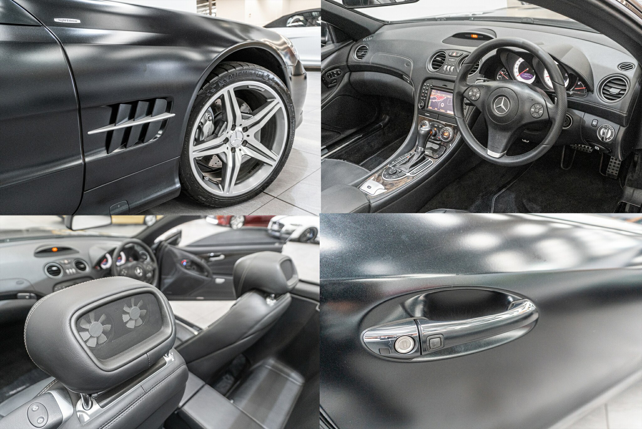 2010 MERCEDES-BENZ SL350 R230 NIGHT EDITION 7 SP AUTOMATIC G-TRONIC 2D CONVERTIBLE