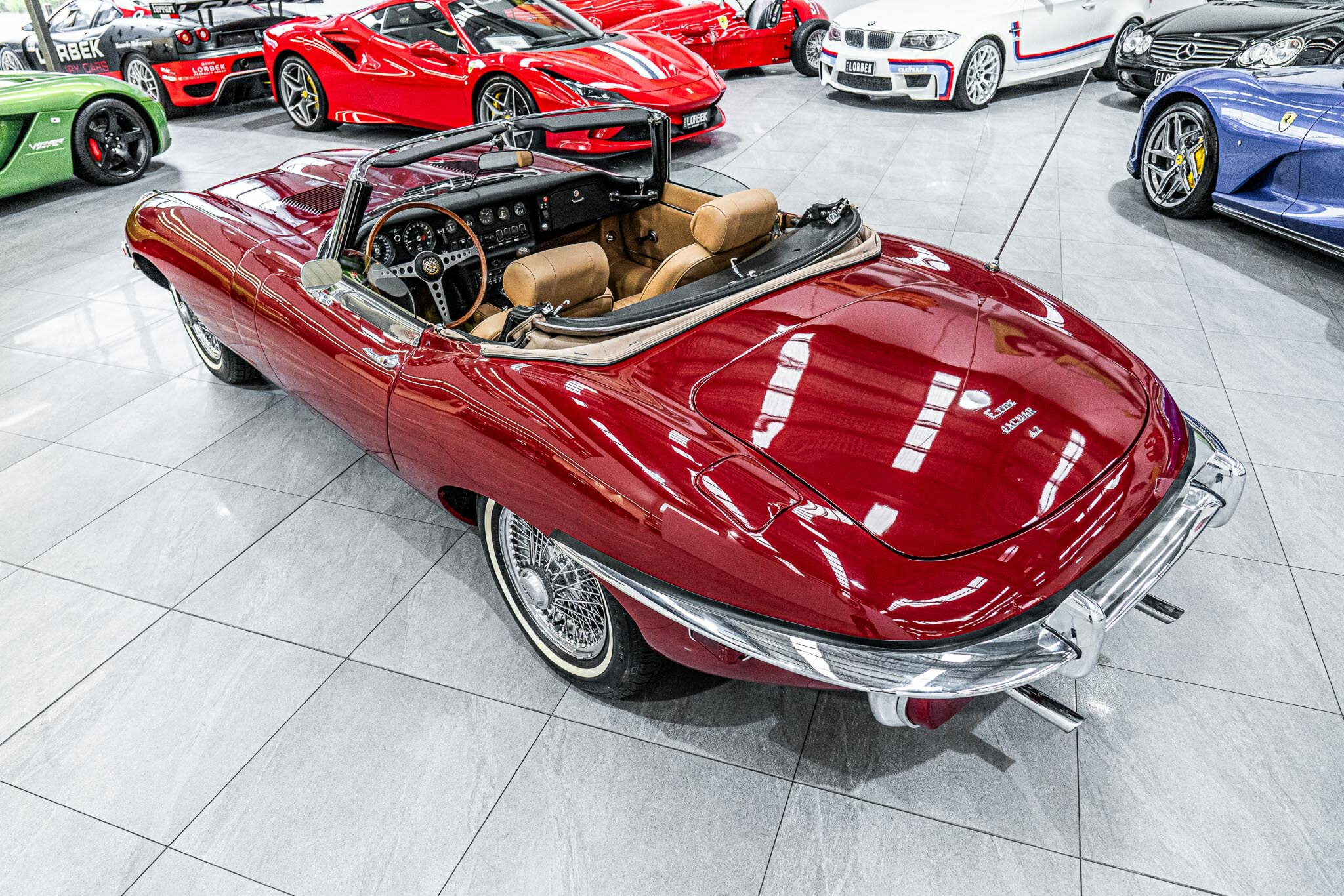 1970 JAGUAR E TYPE SERIES 2 4.2 4 SP MANUAL 2D ROADSTER