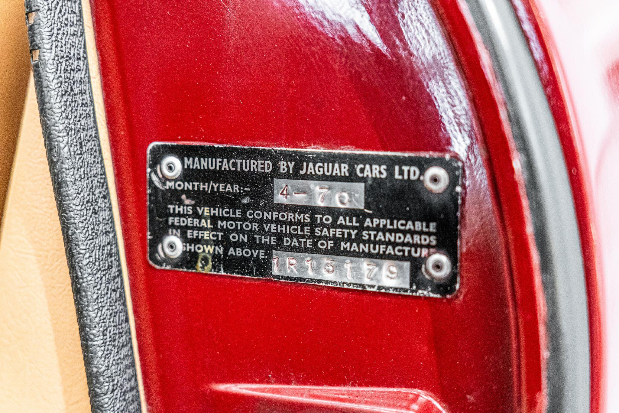1970 JAGUAR E TYPE SERIES 2 4.2 4 SP MANUAL 2D ROADSTER