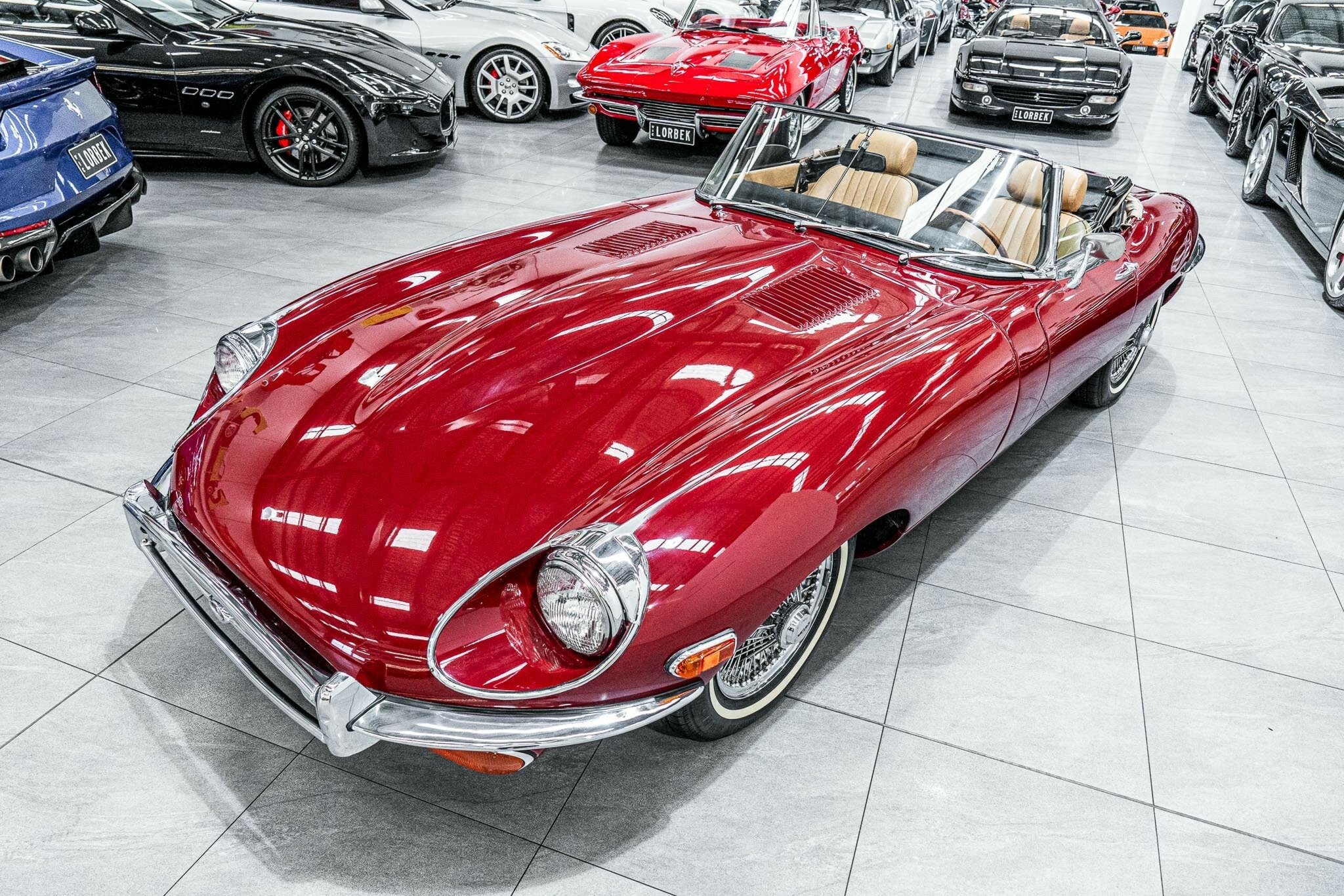 1970 JAGUAR E TYPE SERIES 2 4.2 4 SP MANUAL 2D ROADSTER