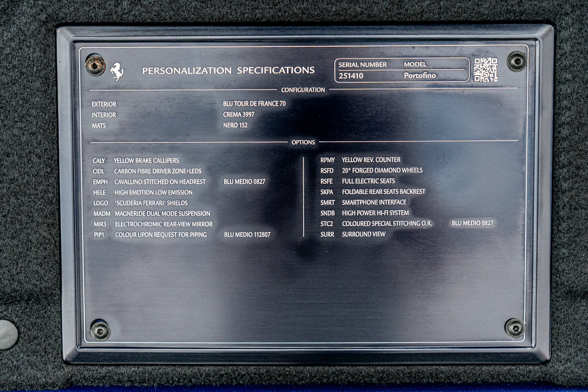2019 FERRARI PORTOFINO 7 SP AUTO DUAL CLH SPORTS 2D CONVERTIBLE