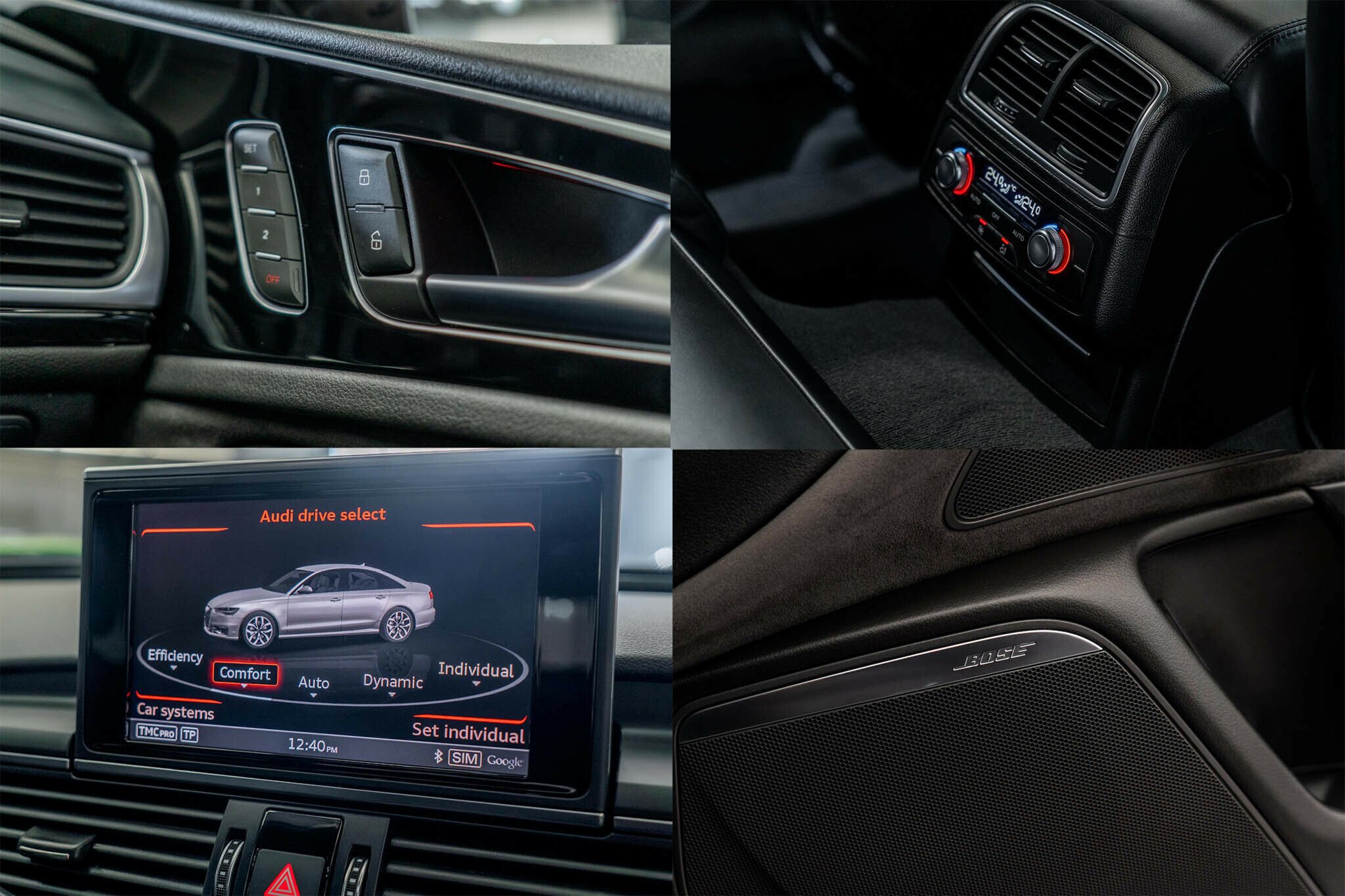 2017 AUDI A6 4GL MY18 2.0 TFSI QUATTRO BLACK EDITION 7 SP AUTO DUAL CLUTCH 4D SEDAN
