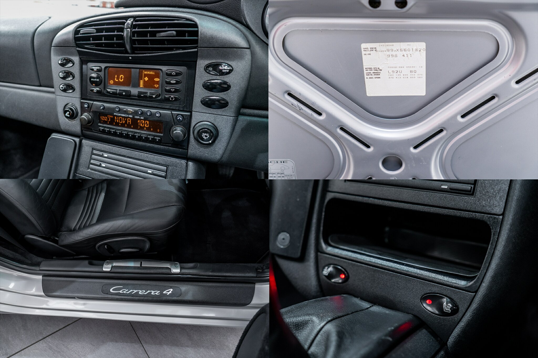 1998 PORSCHE 911 CARRERA 4 6 SP MANUAL 2D COUPE