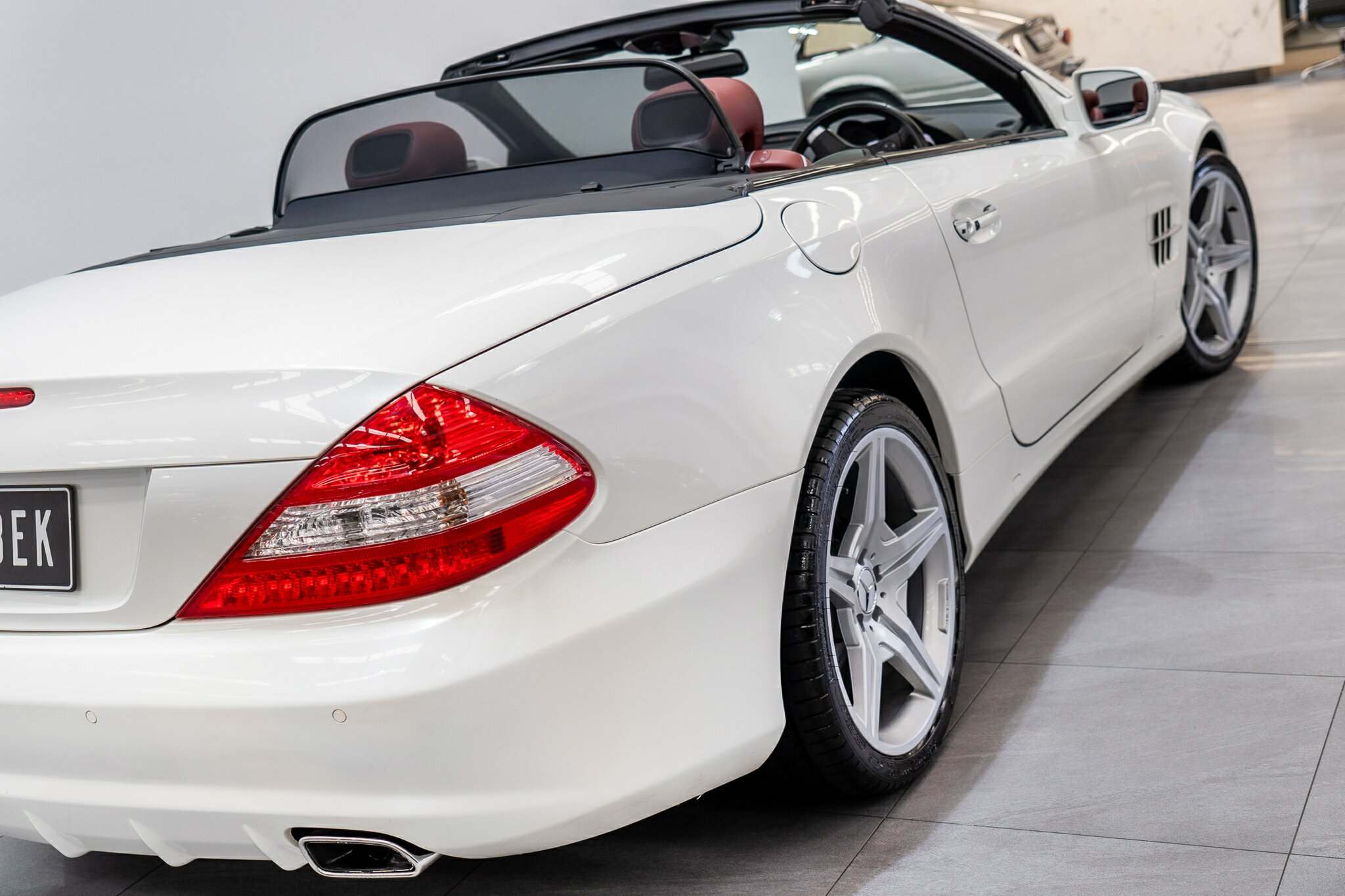 2008 MERCEDES-BENZ SL350 R230 08 UPGRADE 7 SP AUTOMATIC G-TRONIC 2D CONVERTIBLE
