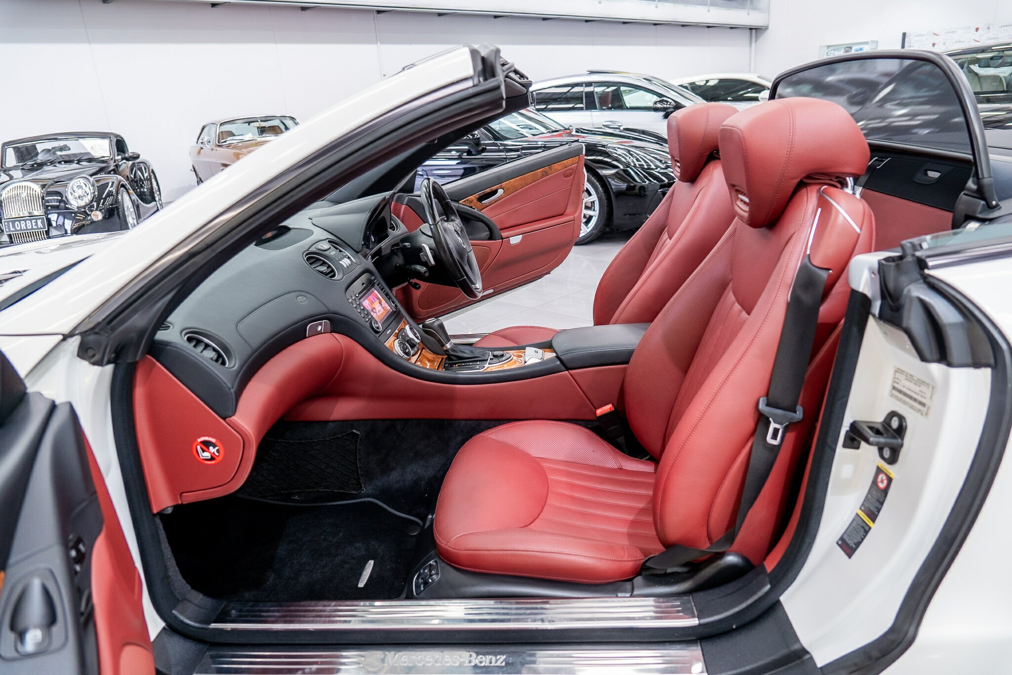 2008 MERCEDES-BENZ SL350 R230 08 UPGRADE 7 SP AUTOMATIC G-TRONIC 2D CONVERTIBLE