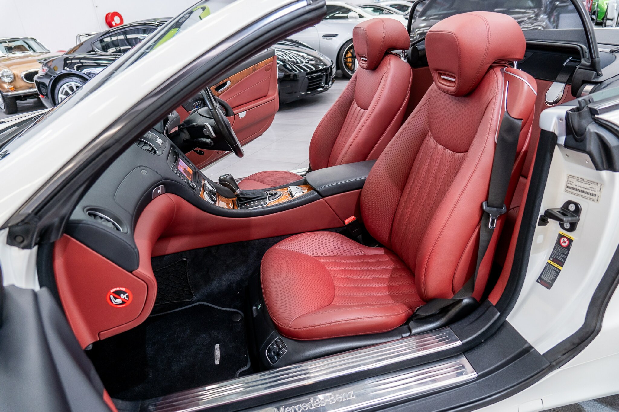 2008 MERCEDES-BENZ SL350 R230 08 UPGRADE 7 SP AUTOMATIC G-TRONIC 2D CONVERTIBLE
