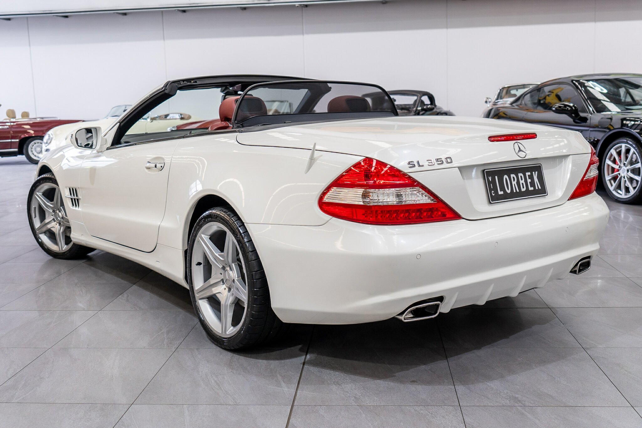 2008 MERCEDES-BENZ SL350 R230 08 UPGRADE 7 SP AUTOMATIC G-TRONIC 2D CONVERTIBLE