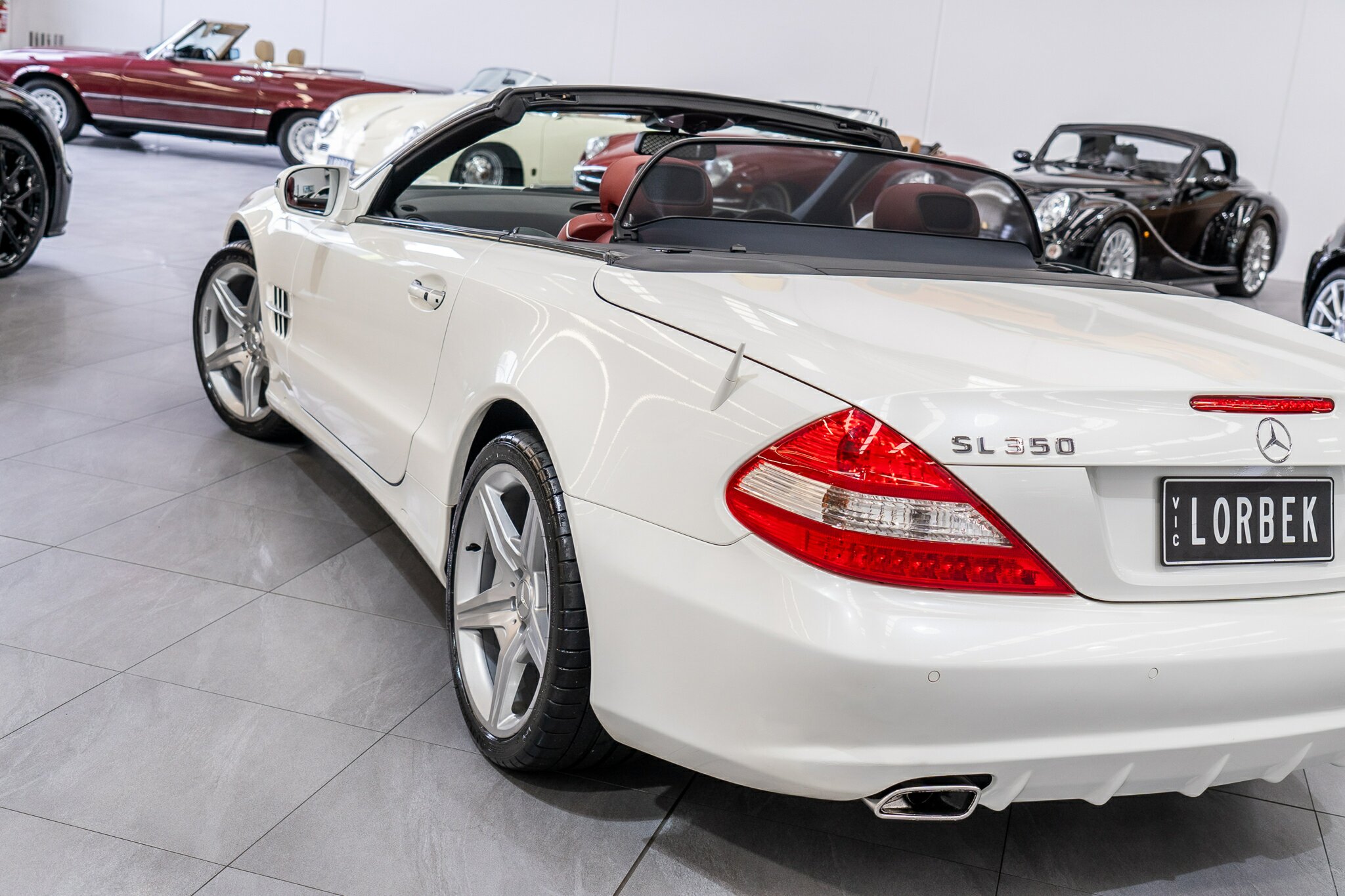 2008 MERCEDES-BENZ SL350 R230 08 UPGRADE 7 SP AUTOMATIC G-TRONIC 2D CONVERTIBLE