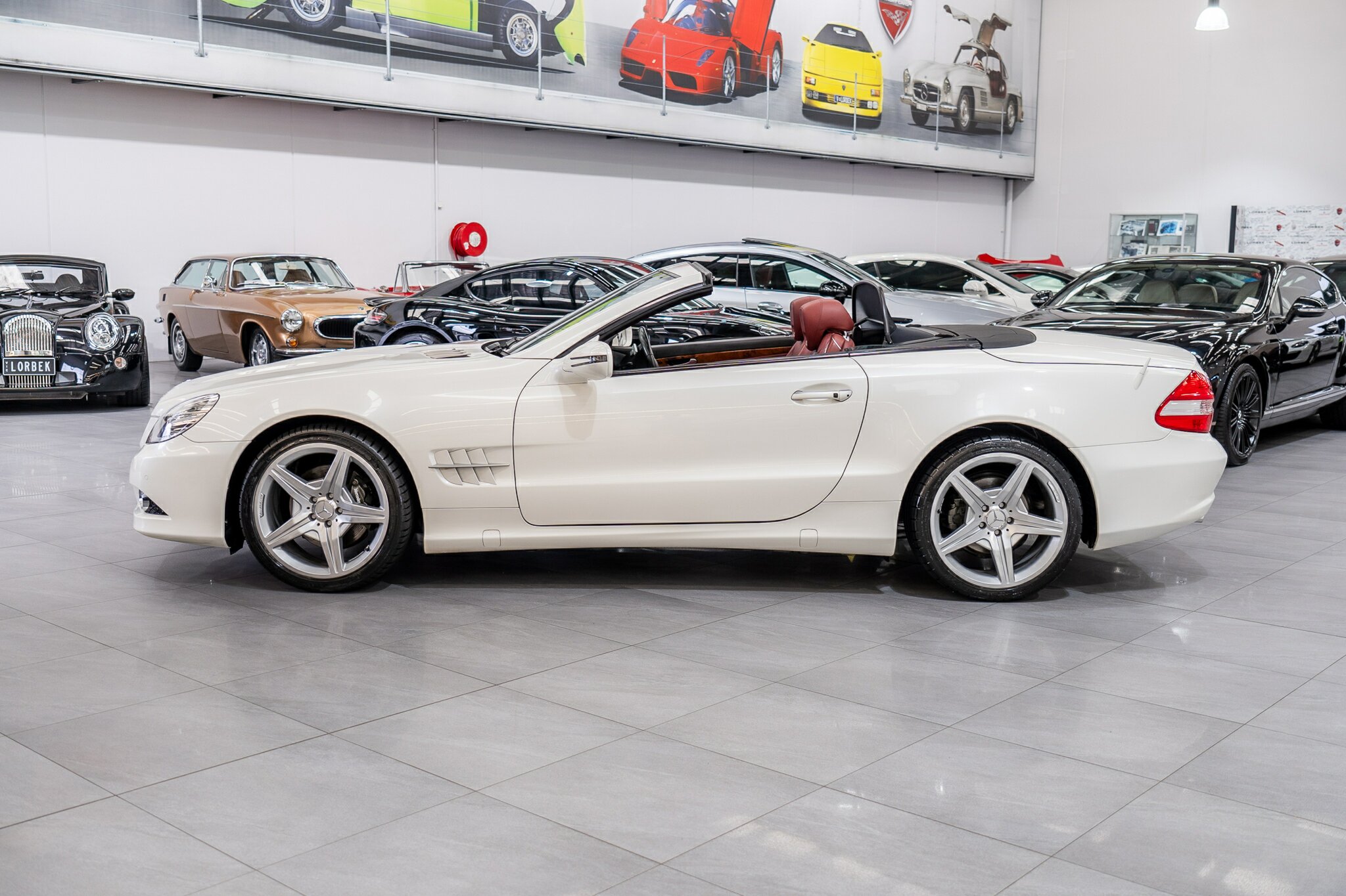 2008 MERCEDES-BENZ SL350 R230 08 UPGRADE 7 SP AUTOMATIC G-TRONIC 2D CONVERTIBLE